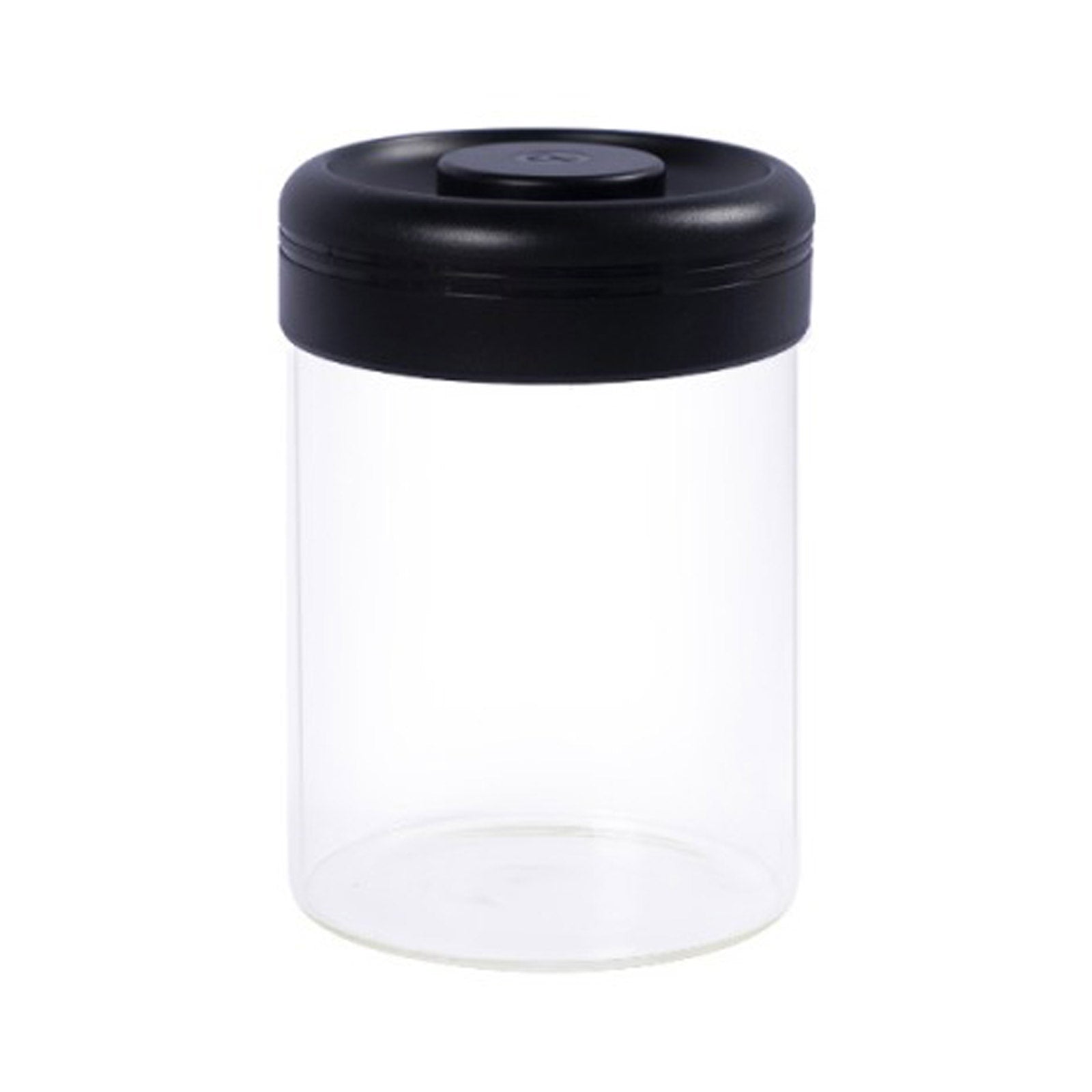Medium Glass Canister 800ml: Black